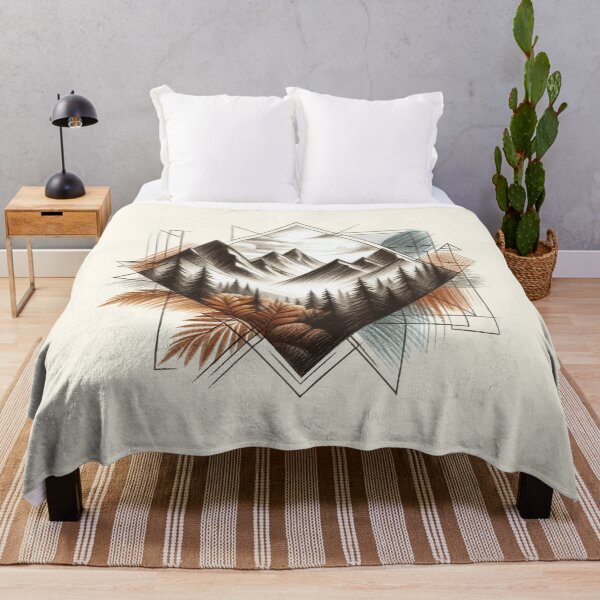 Item preview, Geometric Wilderness - Mountain Serenity designed and sold by RuyaFab.