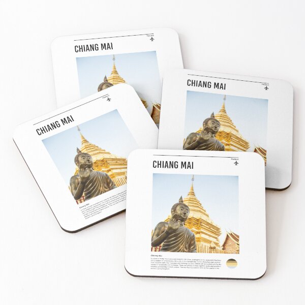 Item preview, Visit Chiangmai (minimal travel poster) designed and sold by RabbitK.