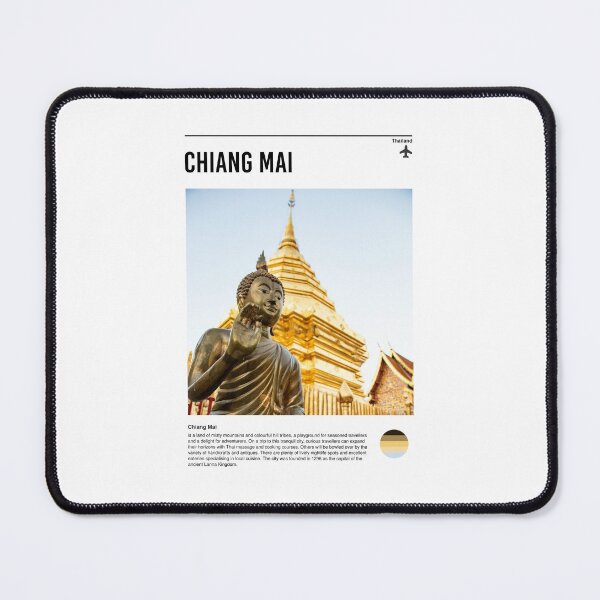 Item preview, Visit Chiangmai (minimal travel poster) designed and sold by RabbitK.