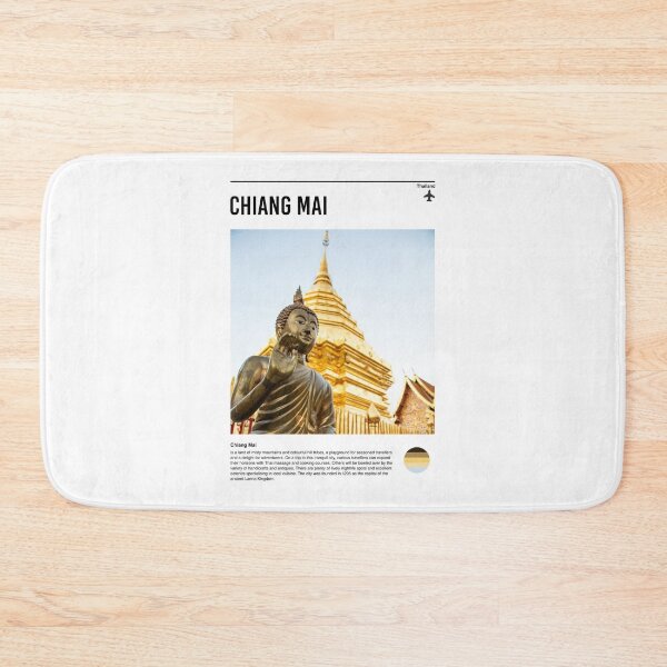 Item preview, Visit Chiangmai (minimal travel poster) designed and sold by RabbitK.