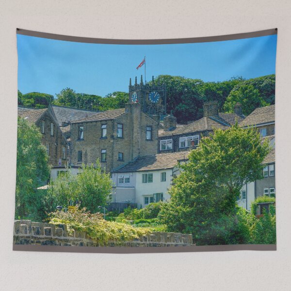 Item preview, View of Haworth Village designed and sold by Alisonchambers2.
