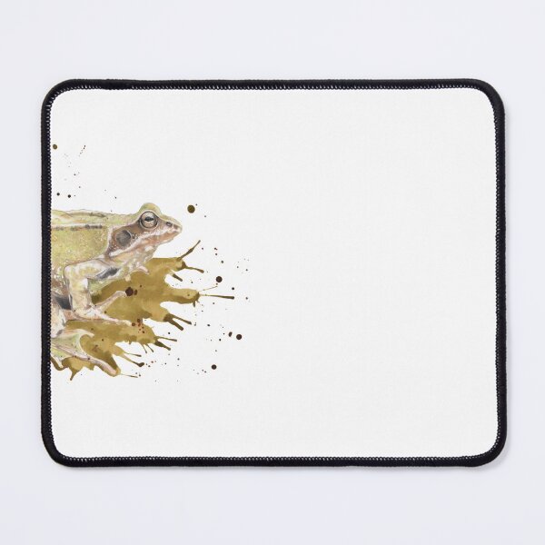 Item preview, frog, frog watercolour, pencil and watercolour print designed and sold by karenflanart.