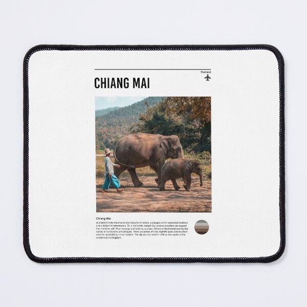 Item preview, Visit Chiangmai (minimal travel poster) designed and sold by RabbitK.