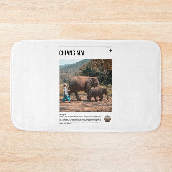 Item preview, Visit Chiangmai (minimal travel poster) designed and sold by RabbitK.