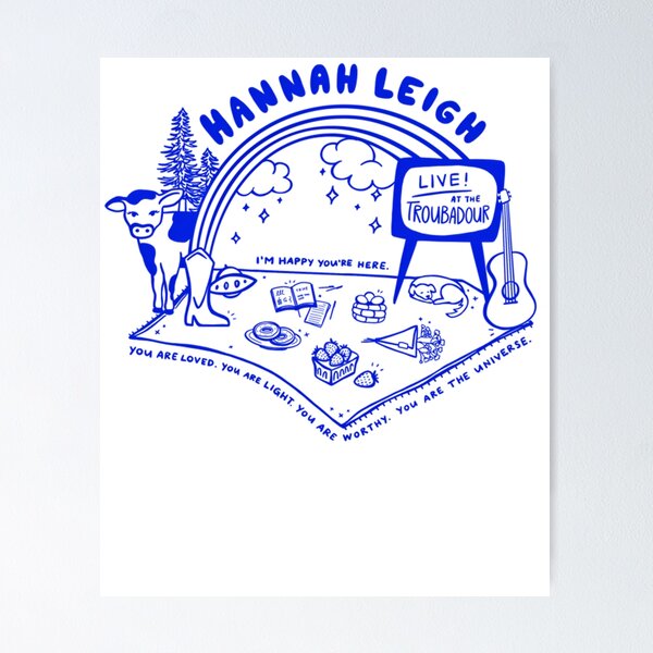 Item preview,  Hannah Leigh Troubadour Merch designed and sold by AntoniaAcosta.