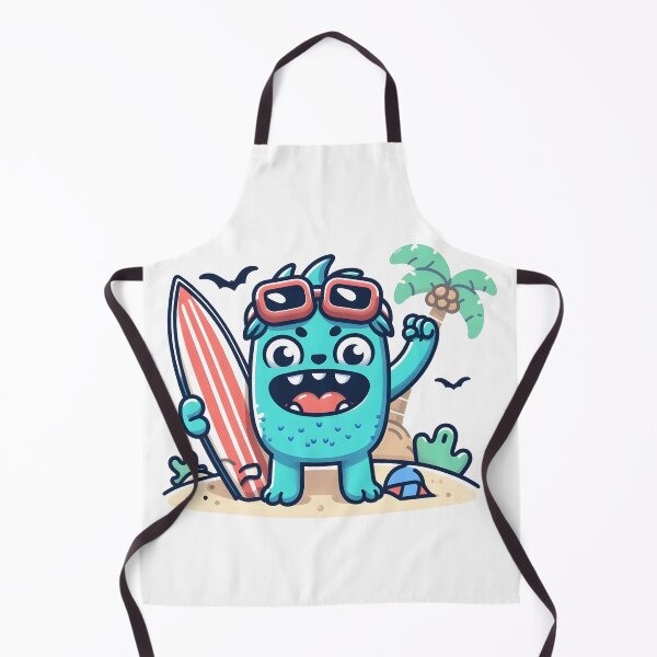Item preview, Kawaii Monster: Surfboard designed and sold by CanvasCutie.