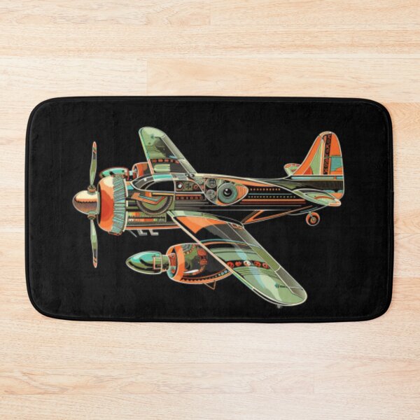 Item preview, Legendary orange and fluorescent green propeller plane. designed and sold by cristina1001.