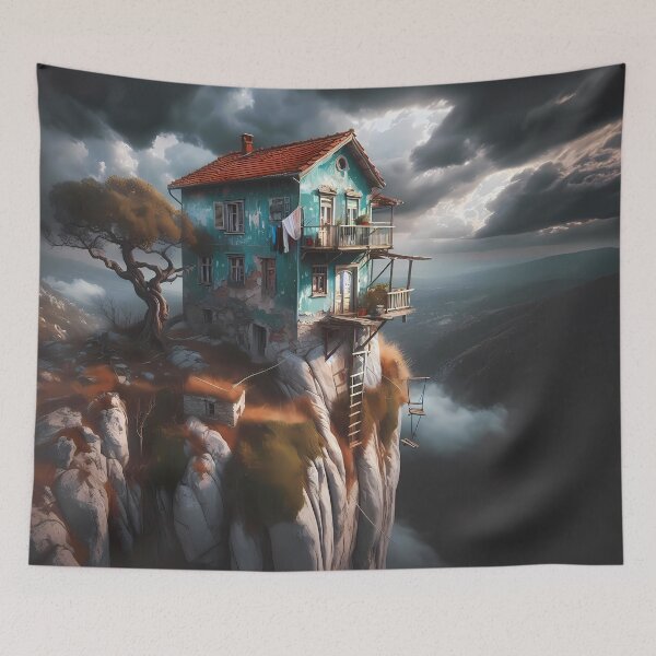 Item preview, Cliff House designed and sold by Vibranta Studio.