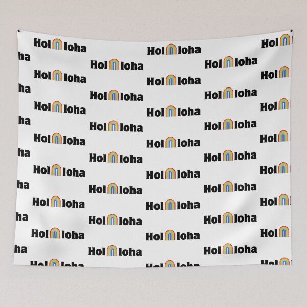 Item preview, Hola Aloha Arcoíris designed and sold by Whatdoesmilosee.
