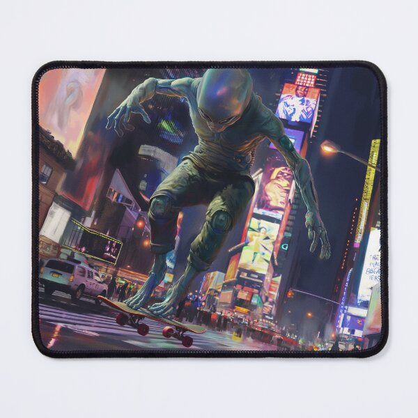 Item preview, Alien Skateboarding #2 designed and sold by SixStringShinobi.