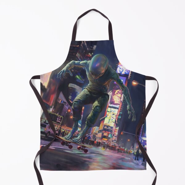 Item preview, Alien Skateboarding #2 designed and sold by SixStringShinobi.