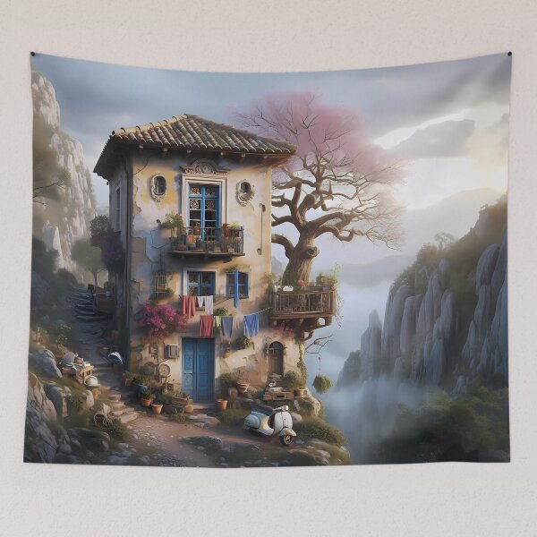 Item preview, Cliff House designed and sold by Vibranta Studio.