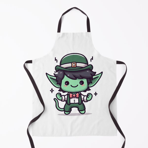 Item preview, Kawaii Grinning Goblin With Wearing A Bow Tie designed and sold by CanvasCutie.