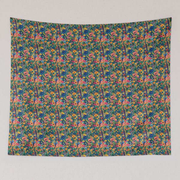 Item preview, Beautiful Meadow Full of Colorful Flowers designed and sold by Digital Dreamtales.