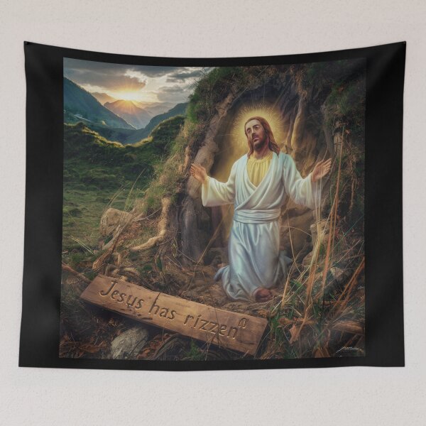 Item preview, HE HAS RIZZEN FUNNY EASTER GIFT  designed and sold by Obinne.