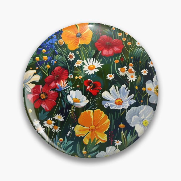 Artikelvorschau, Beautiful Meadow Full of Colorful Flowers entworfen und verkauft von Digital Dreamtales.