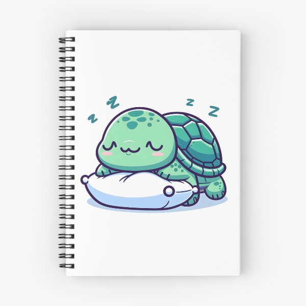 Item preview, Kawaii Turtle With Pillow designed and sold by CanvasCutie.