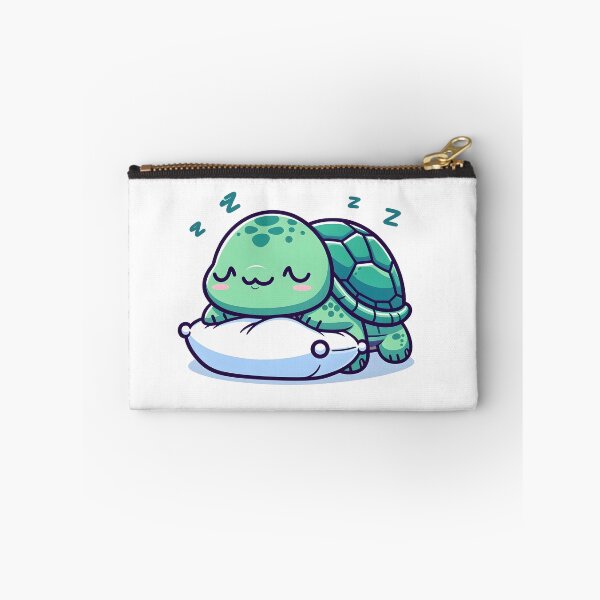 Item preview, Kawaii Turtle With Pillow designed and sold by CanvasCutie.