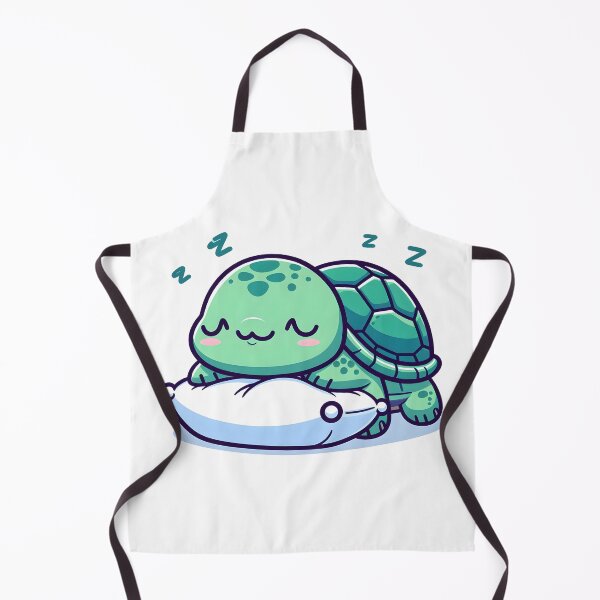 Item preview, Kawaii Turtle With Pillow designed and sold by CanvasCutie.