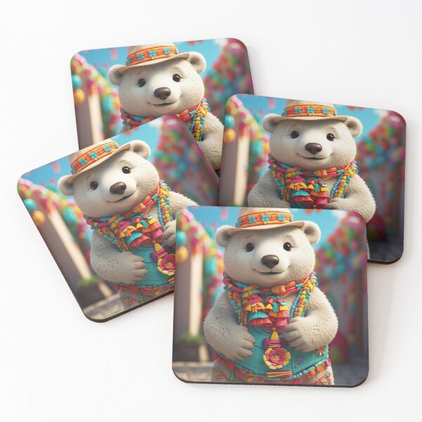 Item preview, Polar Pinata Cinco de Mayo Celebration Design: Cute Bear Fiesta designed and sold by LaLi-Designs.