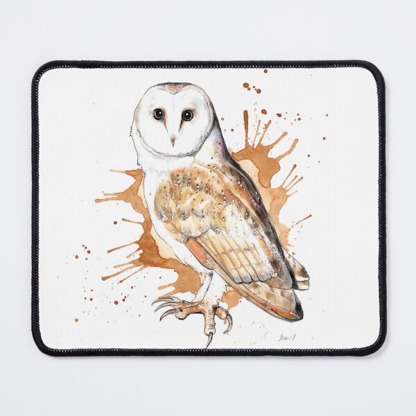 Item preview, inky Barn Owl  designed and sold by karenflanart.