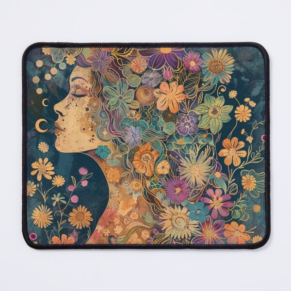 Item preview, "Blossom Divine: Floral Goddess" designed and sold by Urban Charm.