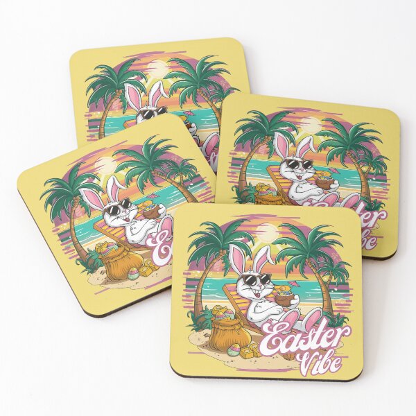 Item preview, Easter Bunny Chillin in Tropics designed and sold by Drive ..