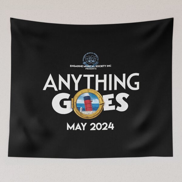 Item preview, Anything Goes White Logo designed and sold by HenrietteLac.