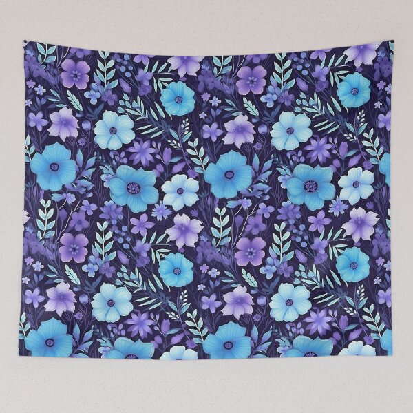 Item preview, Purple And Aqua Pattern designed and sold by WendyMaree.