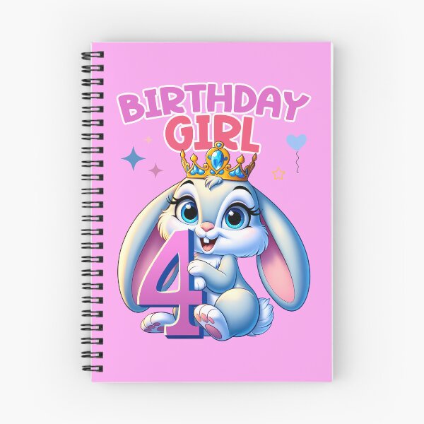 Item preview, 4th Birthday Party, 4 Years Old, Children, Birthday Girl designed and sold by Infinitee8hirts.