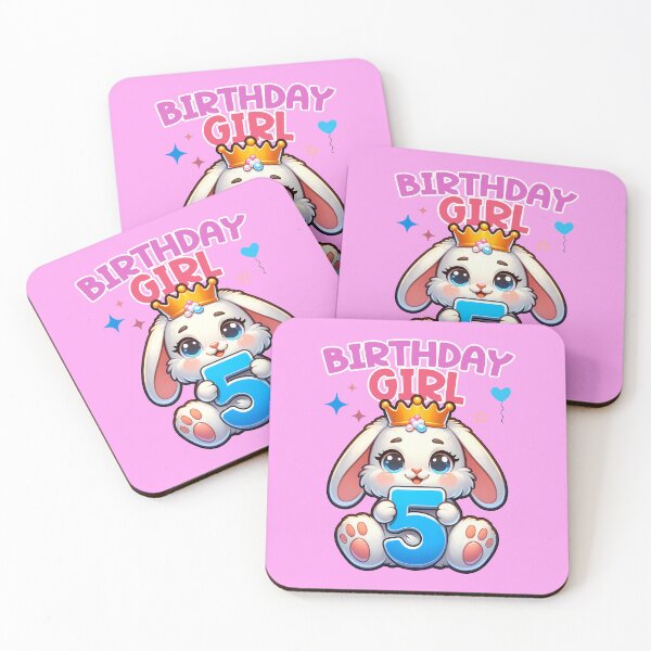 Item preview, 5th Birthday Party, 5 Years Old, Children, Birthday Girl designed and sold by Infinitee8hirts.