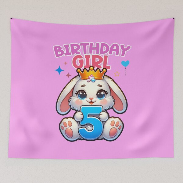 Item preview, 5th Birthday Party, 5 Years Old, Children, Birthday Girl designed and sold by Infinitee8hirts.