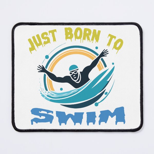 Item preview, JUST BORN TO SWIM designed and sold by Topstation.