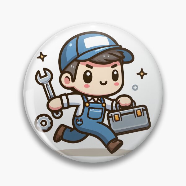 Item preview, Kawaii Mechanic: Carrying A Toolbox designed and sold by CanvasCutie.