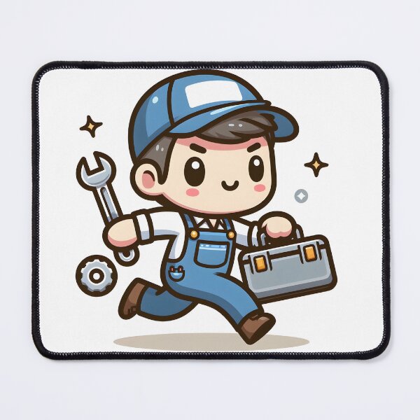 Item preview, Kawaii Mechanic: Carrying A Toolbox designed and sold by CanvasCutie.
