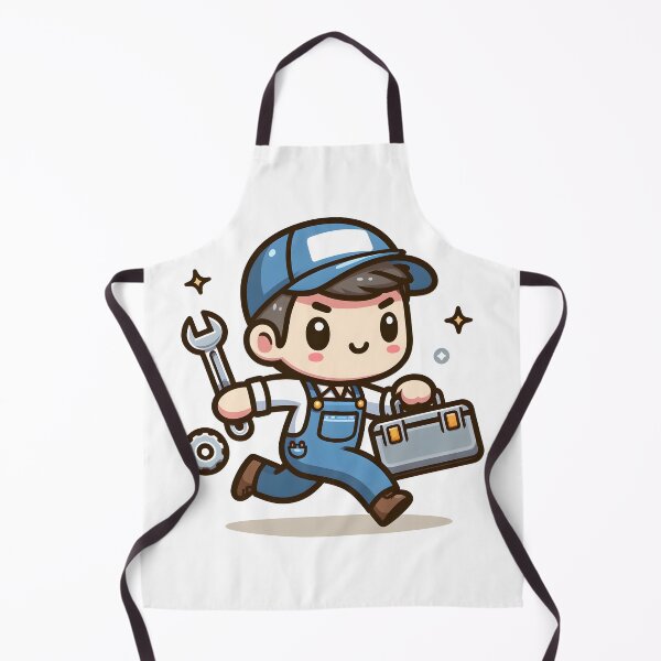 Item preview, Kawaii Mechanic: Carrying A Toolbox designed and sold by CanvasCutie.