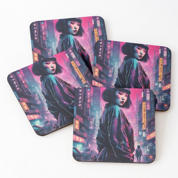 Item preview, Retrofuture Urban Assassin, Portrait, Poster Art designed and sold by Burn-Ego.