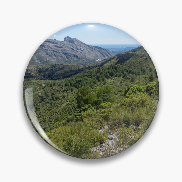 Item preview, Green mountain landscape and beautiful nature in Spain designed and sold by Adriana Mueller.