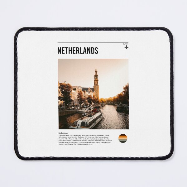 Item preview, Visit Netherlands (minimal travel poster) designed and sold by RabbitK.