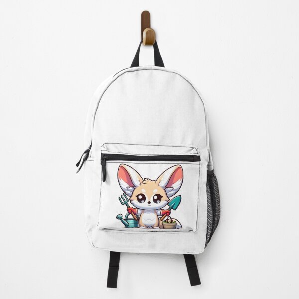 Item preview, Kawaii Fennec With Gardening Gloves designed and sold by CanvasCutie.