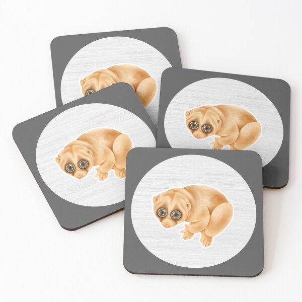 Item preview, Slow loris Watercolor Drawing designed and sold by LivingColorful.