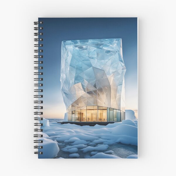 Artikelvorschau, Handwerkskunst mit diesem einzigartigen Eishaus, das sich von der Winterlandschaft abhebt entworfen und verkauft von petrovk.