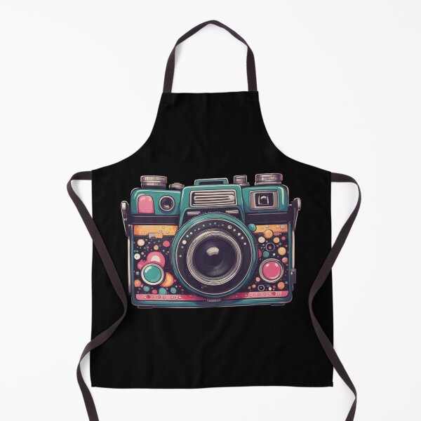 Item preview, Colorful Retro Camera, Funky Design designed and sold by Burn-Ego.