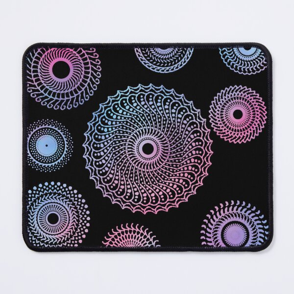 Item preview, Pastel Mandalas on Black  designed and sold by JaygiesDesign.