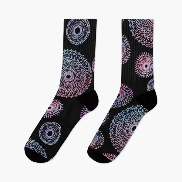 Item preview, Pastel Mandalas on Black  designed and sold by JaygiesDesign.