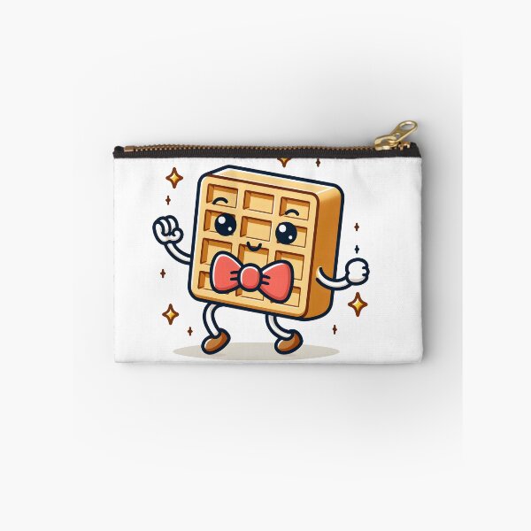 Item preview, Kawaii Waffle With Bowtie designed and sold by CanvasCutie.