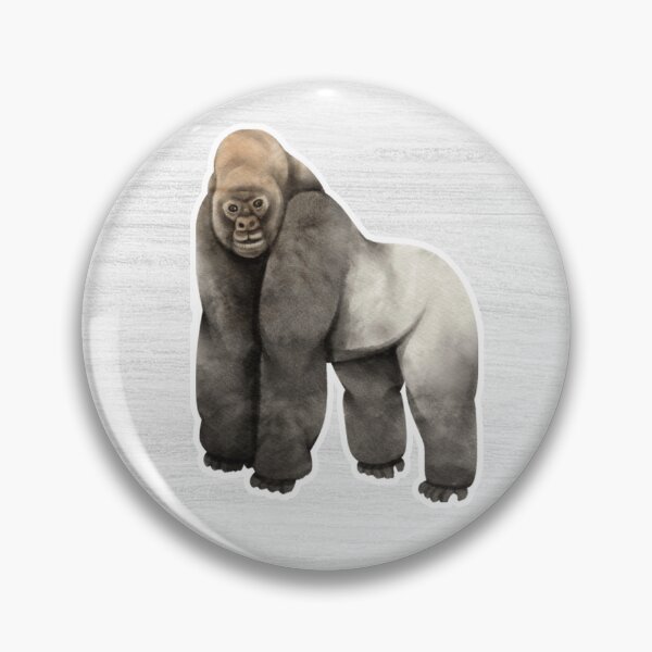 Item preview, Gorilla Watercolor Drawing designed and sold by LivingColorful.