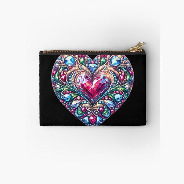 Item preview, Diamond Heart: Captivating Brilliance designed and sold by AI-Only Creations.
