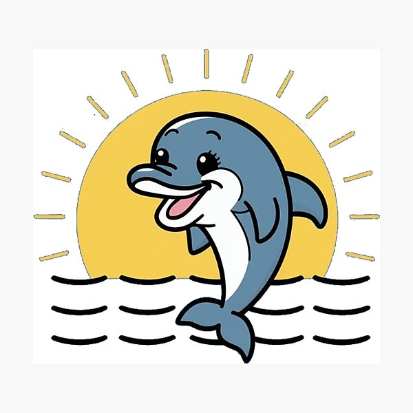 Item preview, Summer dolphin designed and sold by WildernessTints.