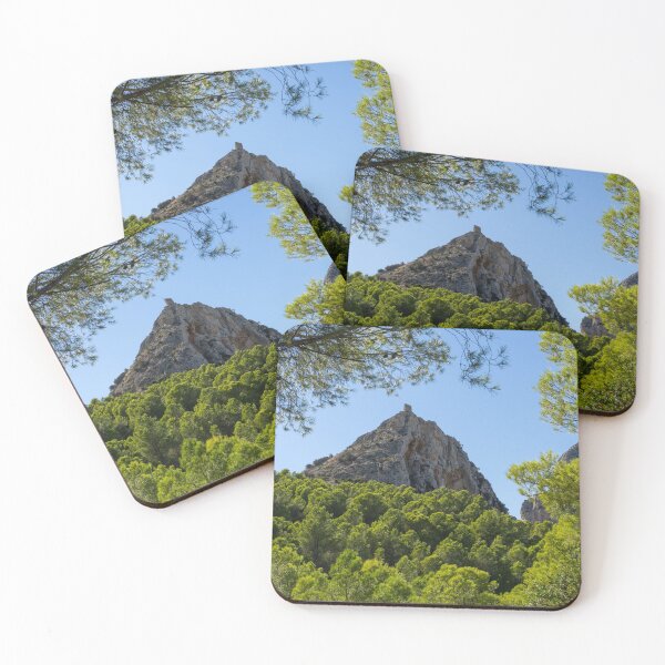 Item preview, Castellet de Calp and pine forest, hiking destination in Spain designed and sold by Adriana Mueller.